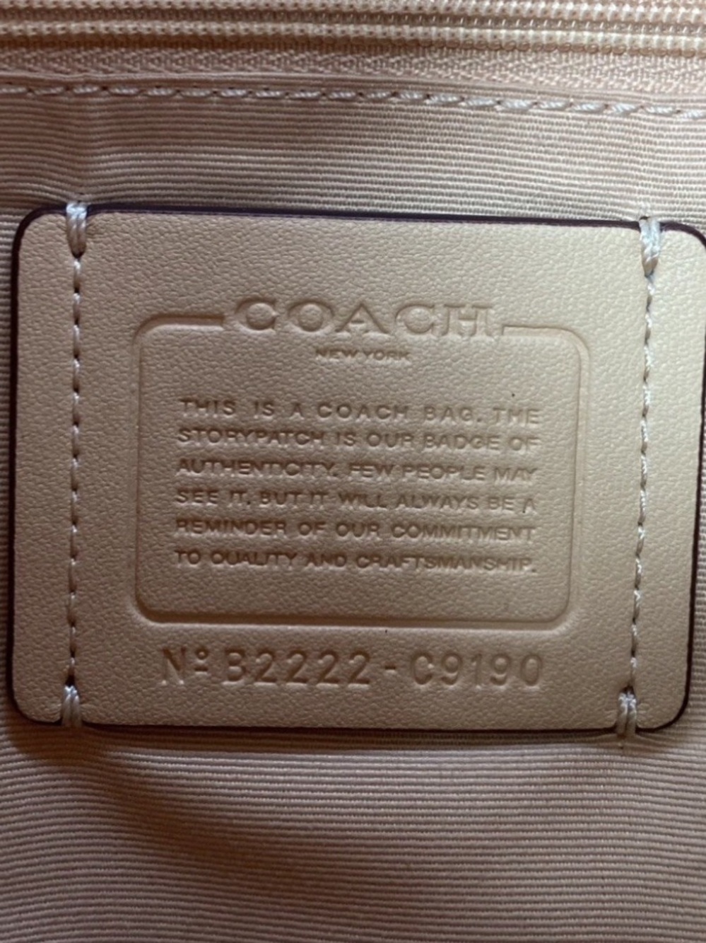 Coach Jules Pebbled Leather Hobo Shoulder Bag in Faded Blush Pink C9190 - Picture 6 of 6